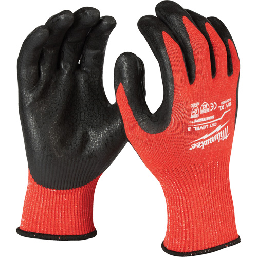 Cut Resistant Gloves, Size Small, Nitrile Coated, Nylon/HPPE Shell, ASTM ANSI Level A3/EN 388 Level 3