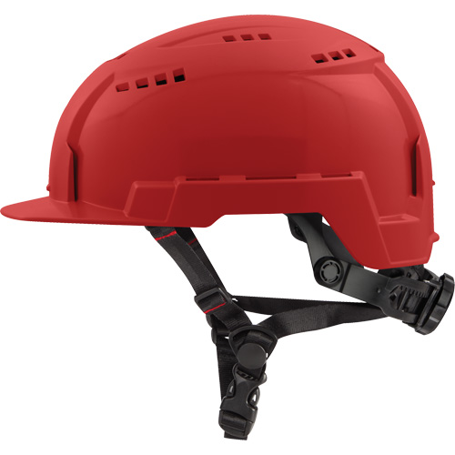 Front-Brim Helmet with Bolt™ Headlamp Mount, Ratchet, Red - Safety Helmets - SHA053