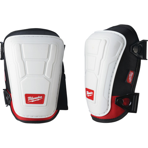 Non-Marring Performance Knee Pad, Buckle Style, Plastic Caps, Foam/Gel Pads