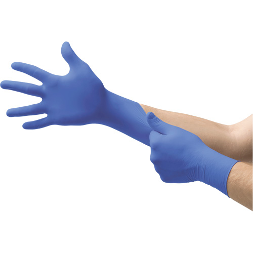 Microflex® Cobalt® N19 Multi-Purpose Exam Gloves, X-Small, Nitrile, 3.9-mil, Powder-Free, Blue, Class 2
