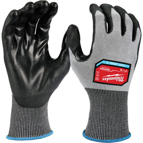 High Dexterity Gloves, Size X-Large, 18 Gauge, Polyurethane Coated, Polyethylene Shell, ANSI/ISEA 105 Level 2