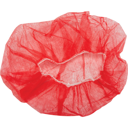 Bouffant Caps, Polypropylene, 21", Red