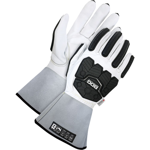Classic Impact & Cut Resistant Lined Driver Gloves with 5" Cuffs, Size X-Small, Goatskin/Thinsulate™/Cowhide Shell, ASTM ANSI Level A6