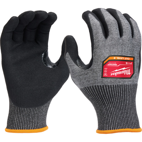 High-Dexterity Dipped Gloves, Size 2X-Large, 18 Gauge, Nitrile Coated, Nylon/Polyethylene/Tungsten Shell, ASTM ANSI Level A8/EN 388 Level F
