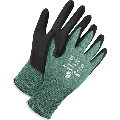 BDG Planet™ Cut Resistant Gloves, Size 5/Men's/2X-Small, 15 Gauge, Foam Nitrile Coated, HPPE Shell, ASTM ANSI Level A3/EN 388 Level C