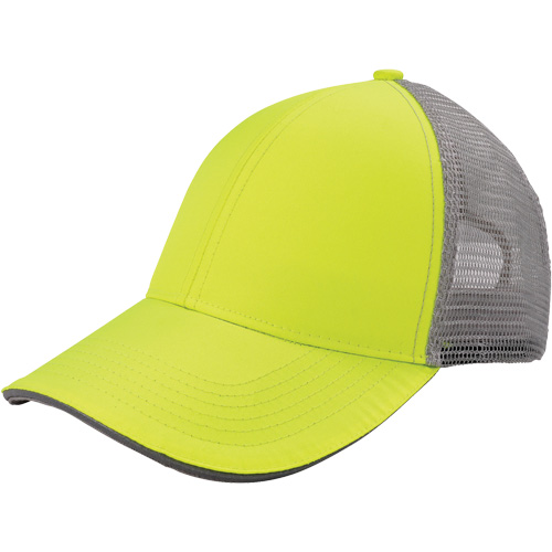 GloWear 8933 Reflective Snapback Hat, High Visibility Lime-Yellow, Poly-Cotton