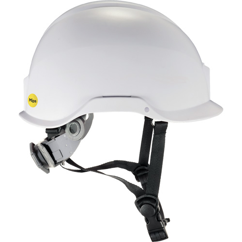 Skullerz 8974-MIPS Safety Helmet with Mips<sup>®</sup> Technology, Non-Vented, Ratchet, White