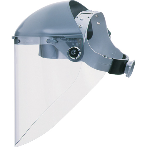Fibre-Metal® 7" Crown Noryl® Faceshield Headgear, Ratchet Suspension
