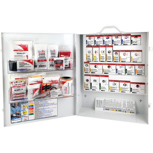 SmartCompliance® Medium First Aid Cabinet, Metal Box