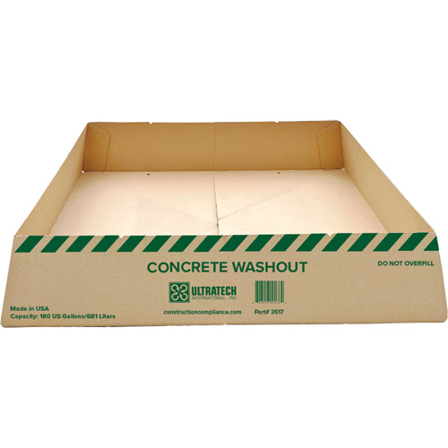 Ultra-Concrete Economy Washout Berm, 50 gal. Spill Capacity, 30" L x 30" W x 15" H