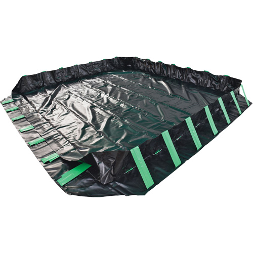 Compact Ultra-Containment Berm®, 269 US gal. Spill Capacity, 6' L x 6' W x 12" H