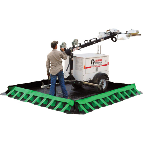Compact Ultra-Containment Berm®, 1496 US gal. Spill Capacity, 10' L x 20' W x 12" H