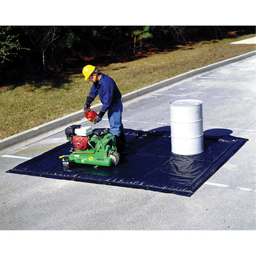 Foam Wall Ultra-Containment Berm®, 25 US gal. Spill Capacity, 6' L x 4' W x 2" H