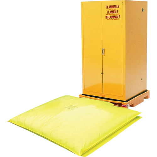 Single Drum Ultra-Safety Cabinet Bladder System, 37.8