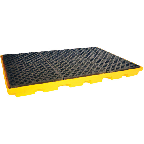 6-Drum Ultra-Spill Deck®, 66 US gal. Spill Capacity, 74.3" x 50" x 5.3"