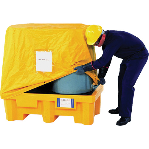 2-Drum Spill Pallet Pullover Cover