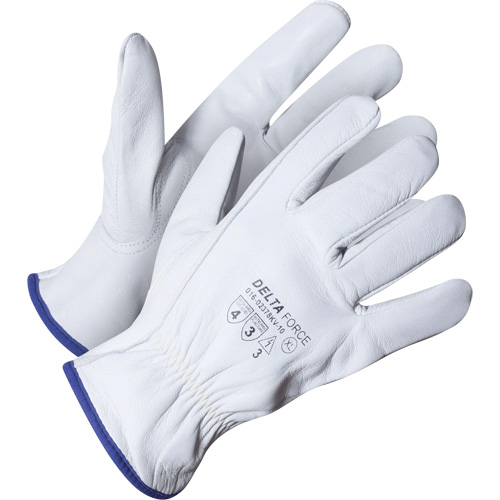 Delta Force Driver's Glove, 7/Small, Grain Goatskin Palm, Kevlar® Inner Lining