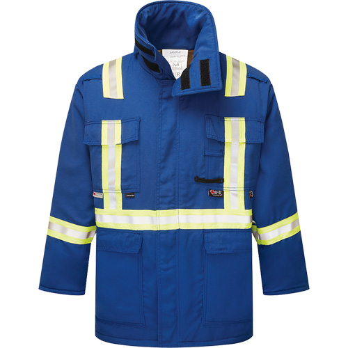 Westex DH Antistatic 6.5 oz. Flame Resistant Insulated Parka, Small, Royal Blue