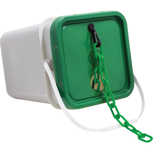 Plastic Safety Chain, Green