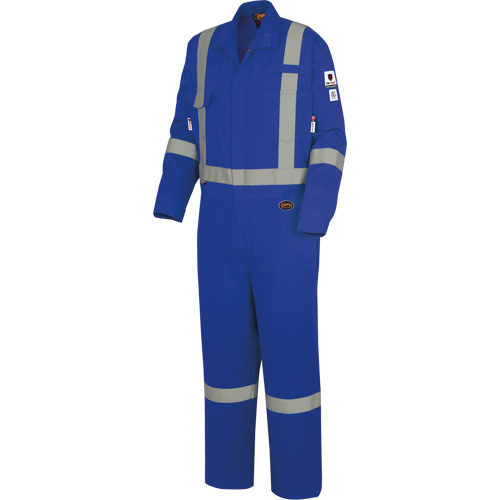 7709AT "The Rock" FR-Tech High Visibility FR/Arc Rated Coveralls, Size 58 (Tall), Royal Blue, 10 cal/cm²