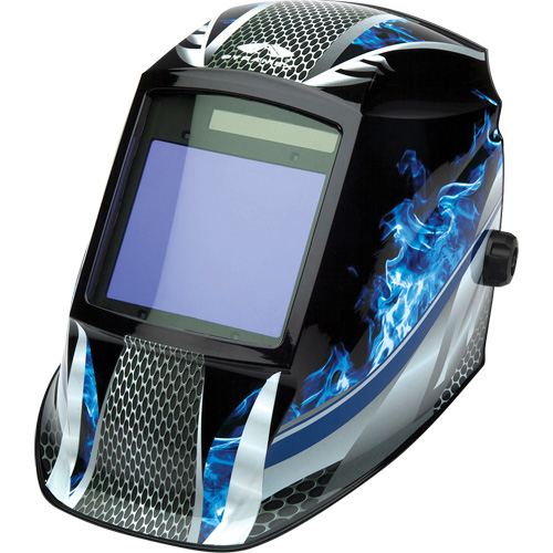 Leadhead Auto Darkening Welding Helmet, 3.8" L x 3.4" W View Area, 9 - 13 Shade Range