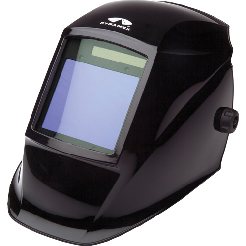 Leadhead Auto Darkening Welding Helmet, 3.8" L x 3.4" W View Area, 9 - 13 Shade Range, Black