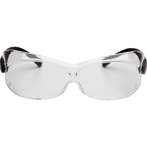OTS XL Safety Glasses, Clear Lens, Anti-Fog/Anti-Scratch, ANSI Z87+/Meets/Exceeds CSA Z94.3