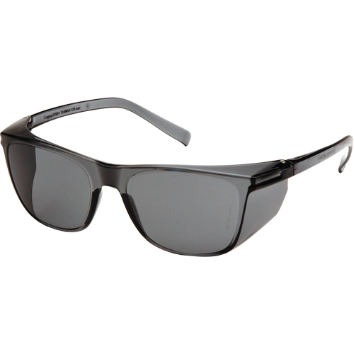Legacy Safety Glasses, Grey Lens, ANSI Z87+/Meets/Exceeds CSA Z94.3