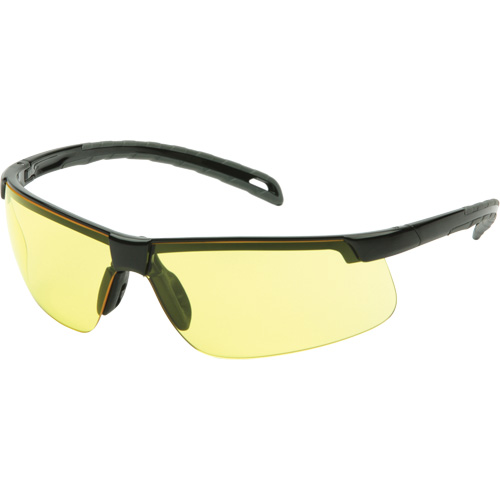 Ever-Lite Safety Glasses, Amber Lens, ANSI Z87+/Meets/Exceeds CSA Z94.3
