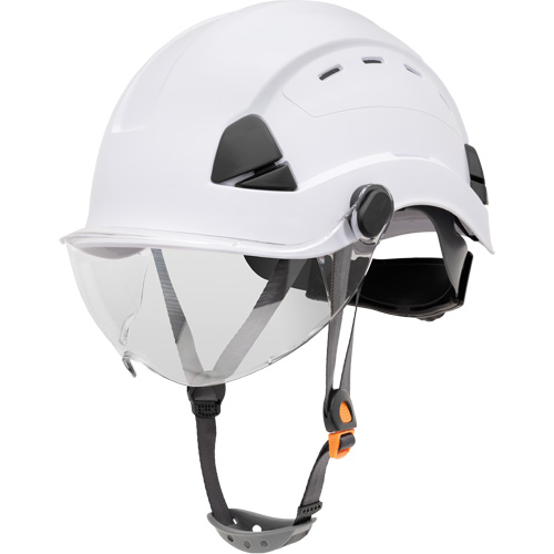 Fibre Metal Safety Helmet, Non-Vented, Ratchet, White