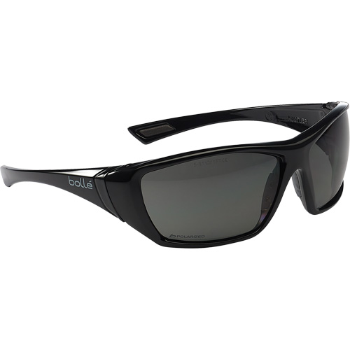 Hustler Hydrophobic Wraparound Safety Glasses, Smoke Lens, Anti-Fog/Anti-Scratch, Meets/Exceeds CSA Z94.3