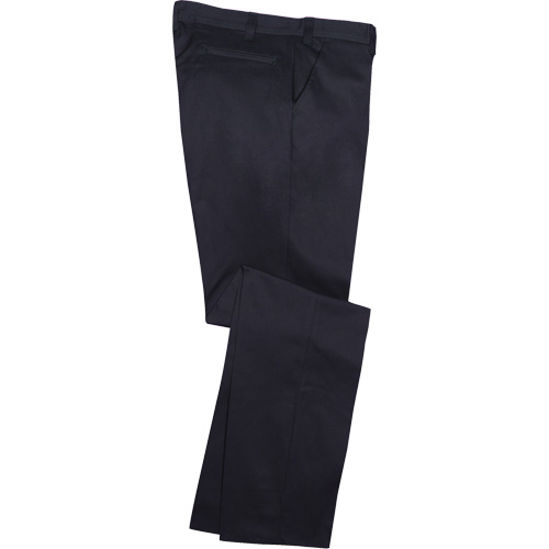 Industrial Work Pants, Cotton, Navy Blue, Size 38, 36 Inseam
