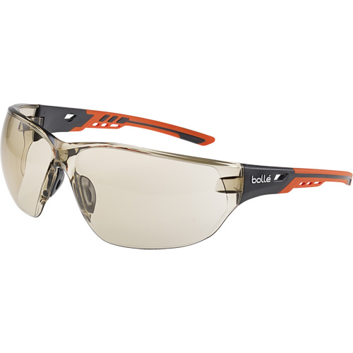 NESS+ Wraparound Safety Glasses, Copper Lens, Anti-Fog