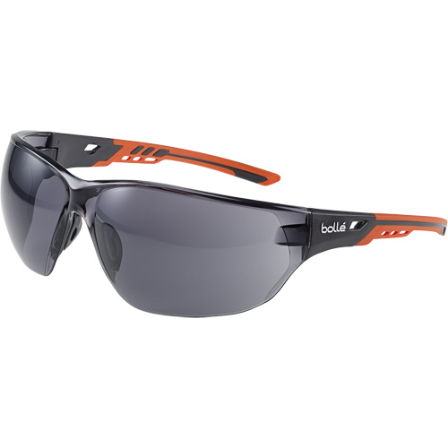 NESS+ Wraparound Safety Glasses, Smoke Lens, Anti-Fog/Anti-Scratch