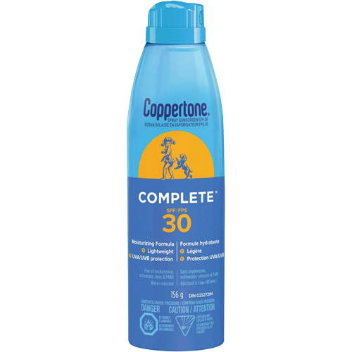 Coppertone Complete Sun Protection, SPF 30, Spray