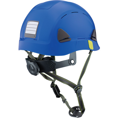 Fibre Metal Climbing Style Safety Helmet, Vented, Ratchet, Dark Blue