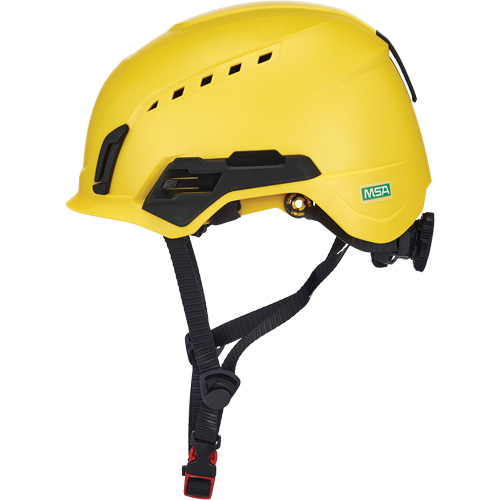 V-Gard H2™ Safety Helmet with Mips Safety System, Vented, Ratchet, Yellow