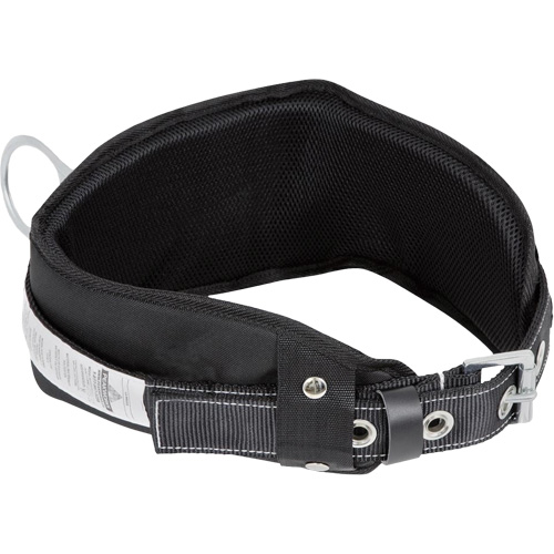 WB-6010-L Safety Restraint 1 D-Ring Belt with Padded Lumbar Support - Large