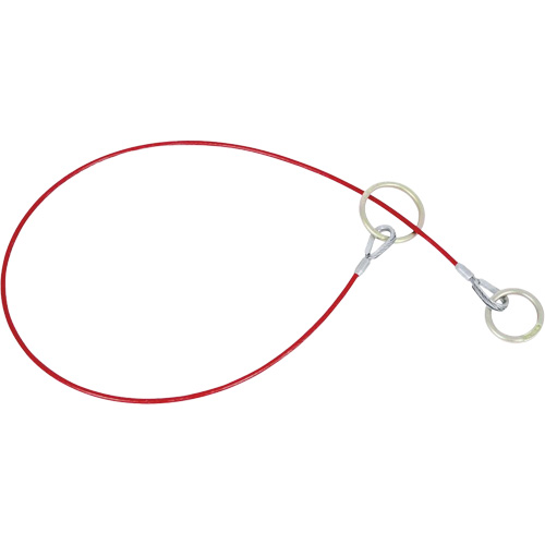 AS-21110-6 6' Cable Anchor with O-Ring Ends, Sling, Permanent Use