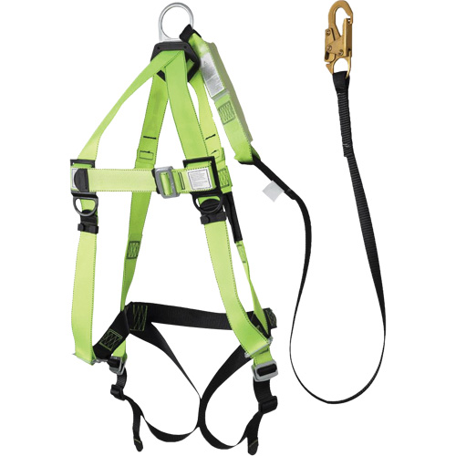 FBH-10000A5440-4 4' Class A Harness & Lanyard with 220 lbs. Capacity, Harness/Lanyard Combo