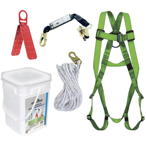 RK4-25 Compliance Roofer's Kit with Reusable Bracket, Roofer's Kit