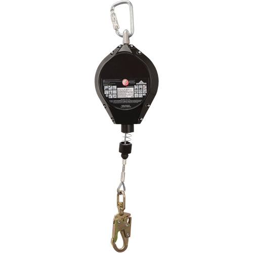 SRL-73302-40LE Self-Retracting Lifeline, 40', Galvanized Steel, Swivel