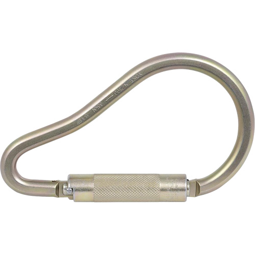 CP-04011-1 Zinc Plated Carabiner with 2" Gate Opening, Steel