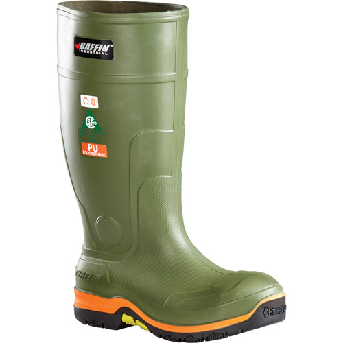 Hercules Men's Safety Boots, Thermal Polyurethane, Aluminum Toe, Size 6, Puncture Resistant Sole