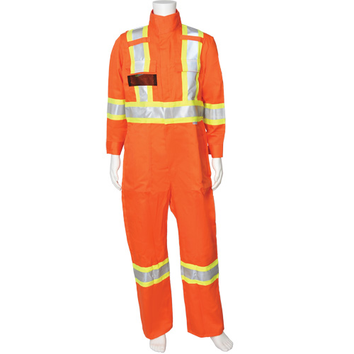 Firewall FR High-Visibility FR Coveralls, Size Small, High Visibility Orange, 9.2 cal/cm²