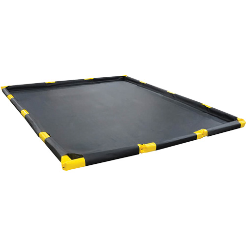 Stinger Spillpal Berm, 119 US gal. Capacity, 8' W x 6' L x 4" H, Foam Wall