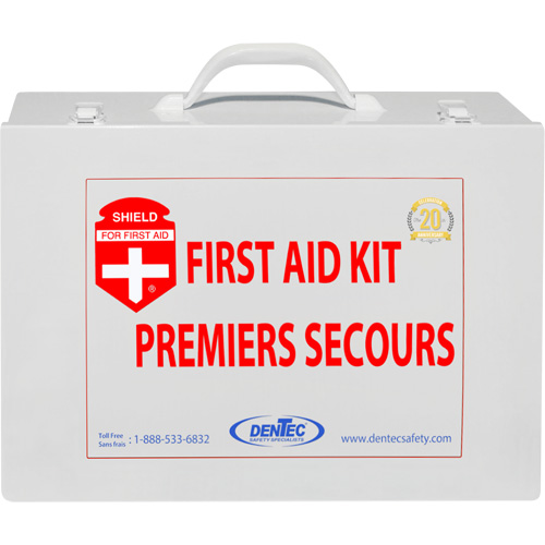 Shield™ First Aid Kit, Meets/Exceeds CSA Z1220-24 Type 3 High-Risk Environment, Medium (26-50 Workers)