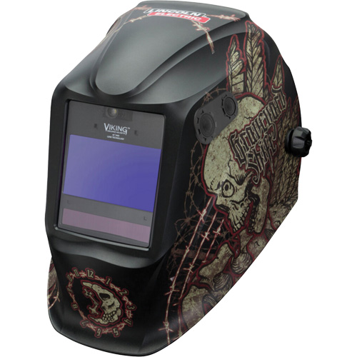 VIKING™ 2450 ADV Series Graveyard Shift Helmet, 3.82" L x 2.44" W View Area, 5 - 13 Shade Range