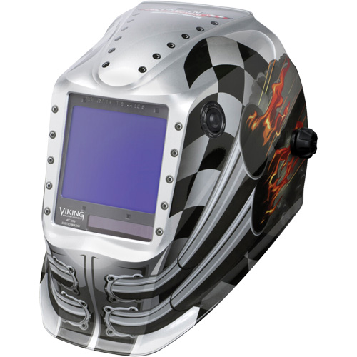 VIKING™ 3350 Motorhead Welding Helmet, 3.74" L x 3.34" W View Area, 5 - 13 Shade Range