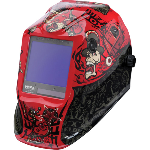 VIKING™ 3350 Mojo Welding Helmet, 3.74" L x 3.34" W View Area, 5 - 13 Shade Range